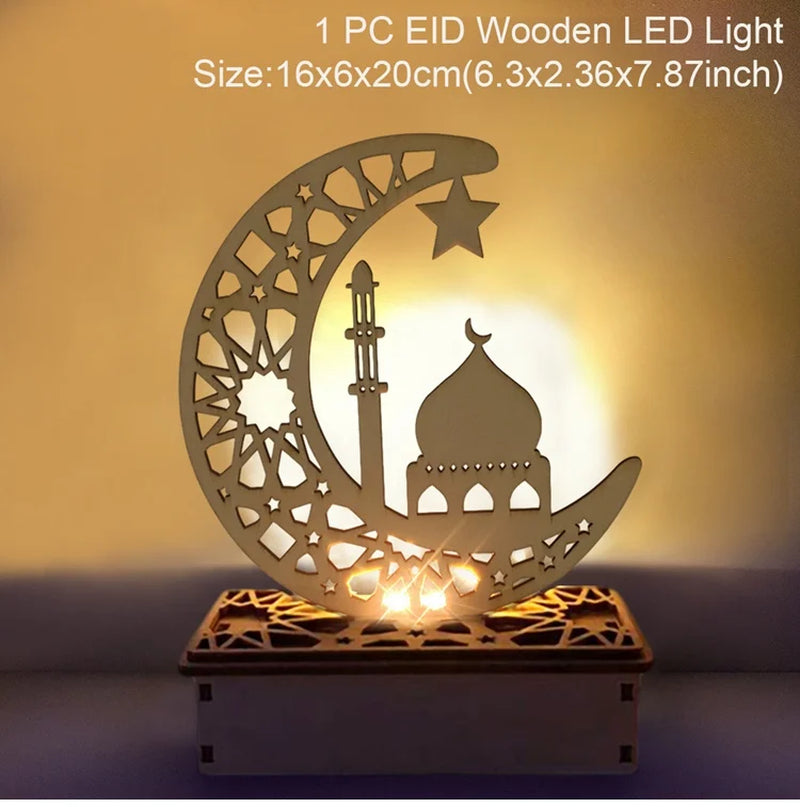 EID Night Light EID Mubarak Ramadan Decoration for Home Islam Muslim Party Decor Eid Al Adha Ramadan and Eid Ramadan Kareem