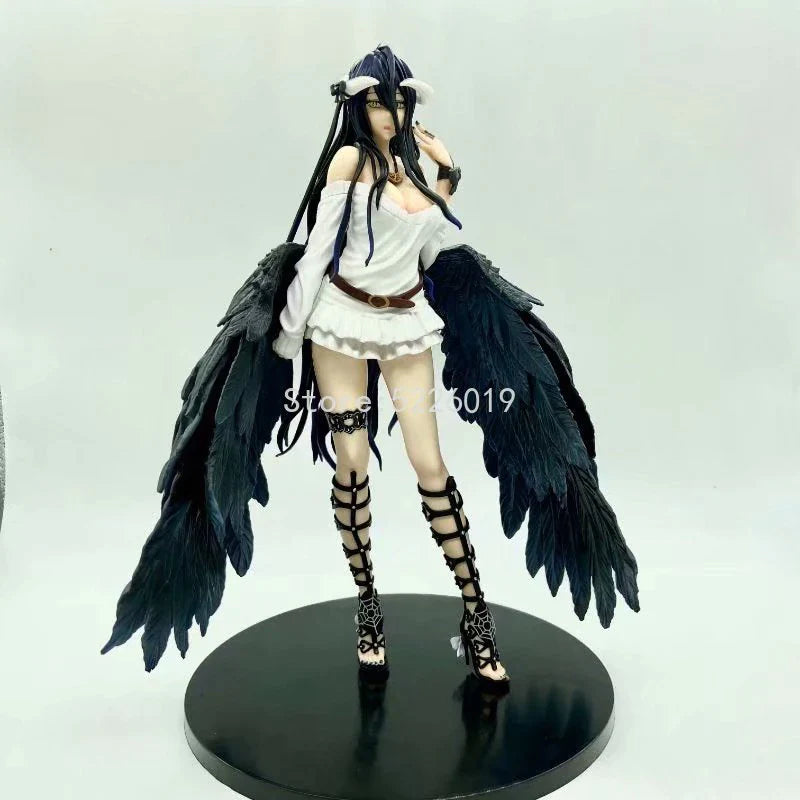 Figura de anime Overlord Albedo So-Bin de 21 cm, figura de acción de Overlord III Albedo, figura de Albedo, figura de Ainz Ooal Gown, juguetes