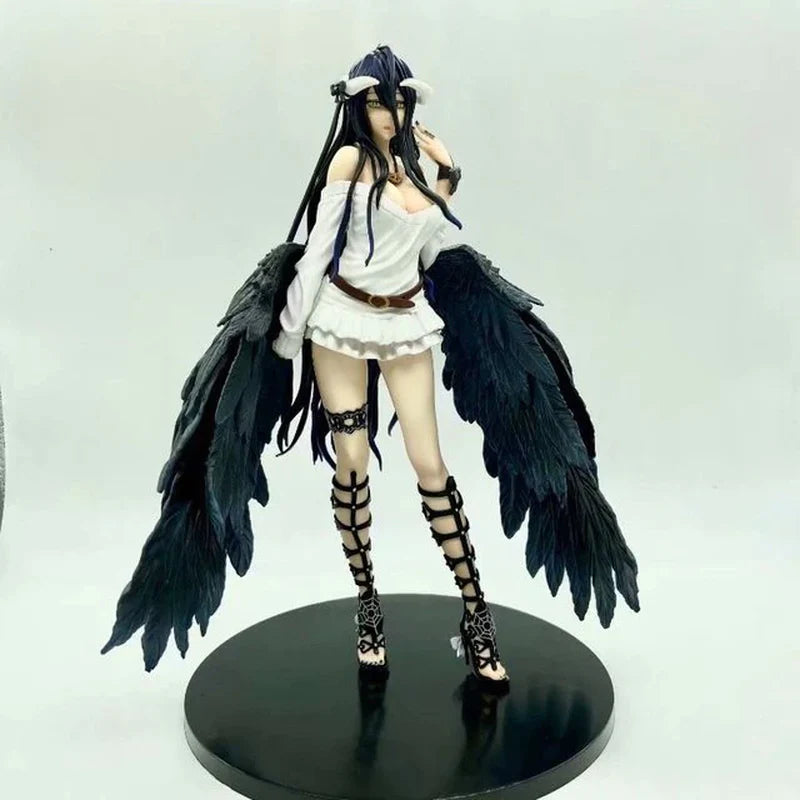 Figura de anime Overlord Albedo So-Bin de 21 cm, figura de acción de Overlord III Albedo, figura de Albedo, figura de Ainz Ooal Gown, juguetes