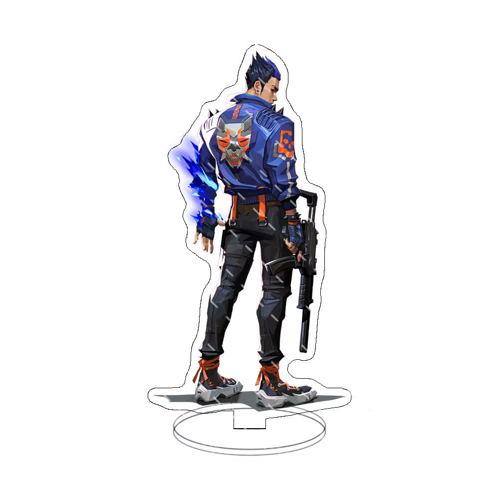 Game Valorant Figures Sage Killjoy Jett Sova Cypher Cosplay Acrylic Stand Model Plate Desk Decor Standing Sign Figure Fans Gifts