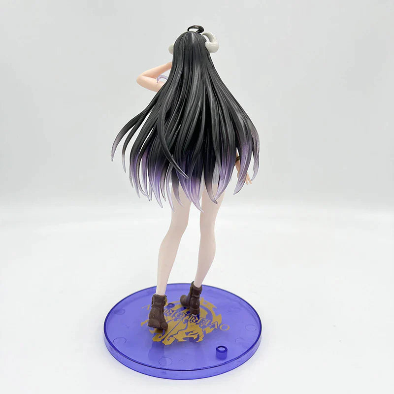 Figura de anime Overlord Albedo So-Bin de 21 cm, figura de acción de Overlord III Albedo, figura de Albedo, figura de Ainz Ooal Gown, juguetes