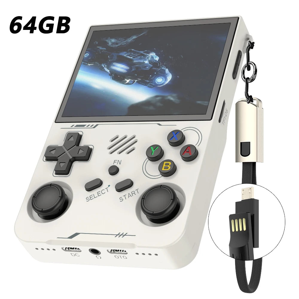 R36XX Retro Game Console Mini Pocket Handheld Game Player 3.5'' IPS Portable Game Consola 128GB Linux