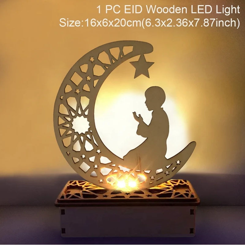 EID Night Light EID Mubarak Ramadan Decoration for Home Islam Muslim Party Decor Eid Al Adha Ramadan and Eid Ramadan Kareem