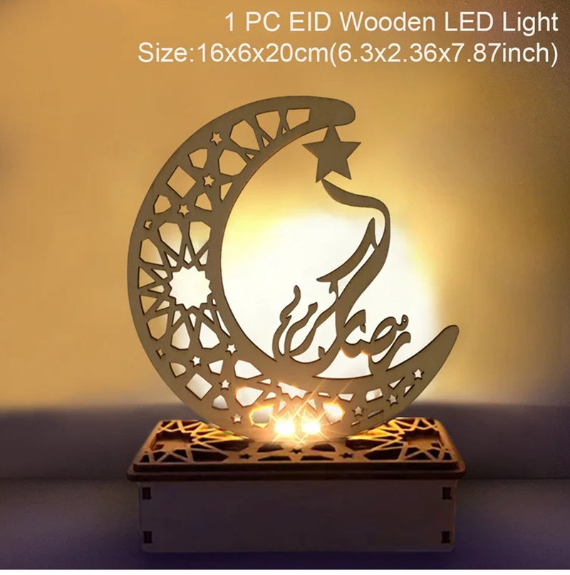 EID Night Light EID Mubarak Ramadan Decoration for Home Islam Muslim Party Decor Eid Al Adha Ramadan and Eid Ramadan Kareem